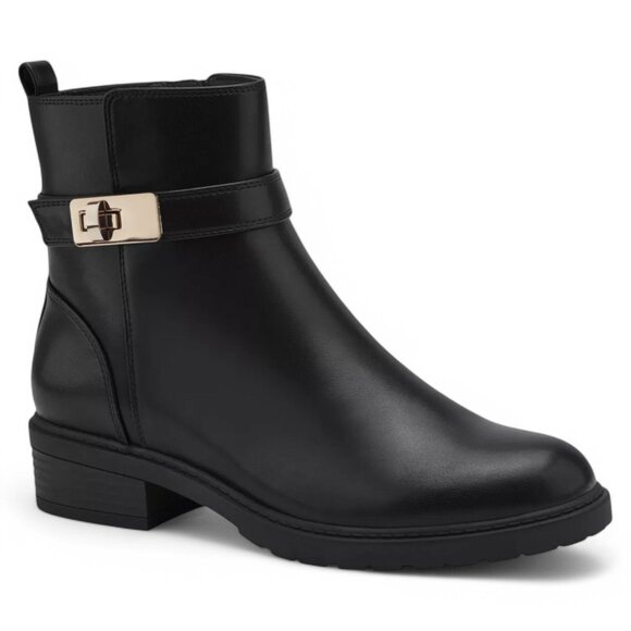 Giani Bernini Women's Becca Memory Foam Buckled Booties - Picture 1 of 4